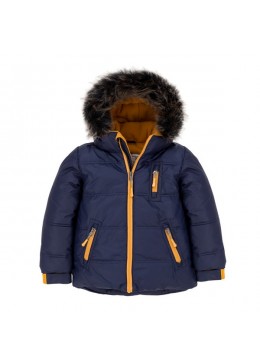 Deux par Deux синяя теплая зимняя куртка для мальчика P 520_481